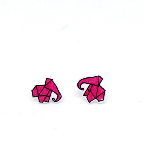 Náušnice: Origami sloni — foto 2