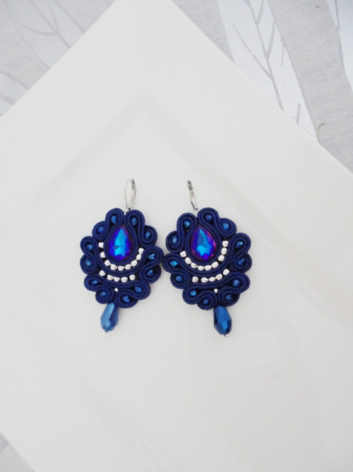 Soutache náušnice — foto 2
