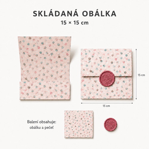 Skládaná obálka s pečetí — foto 2