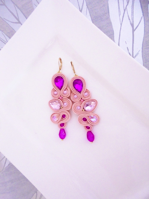 Soutache náušnice — foto 3