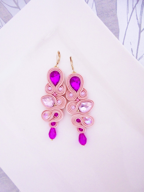 Soutache náušnice — foto 2