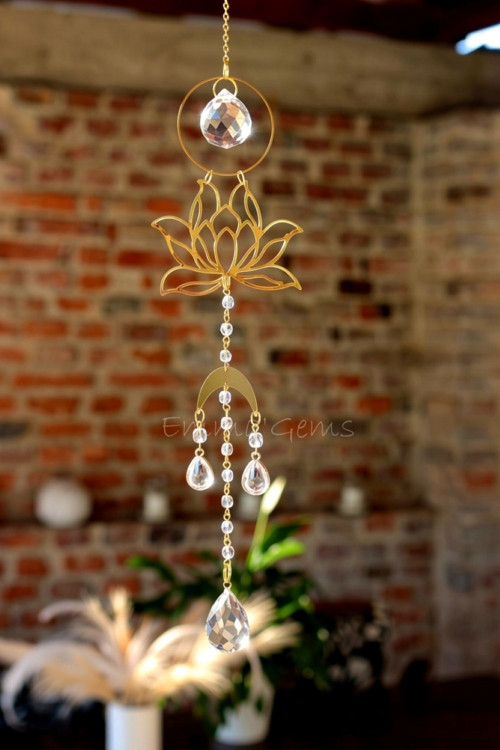 Suncatcher/Lapač Slunce Lotus moon — foto 2