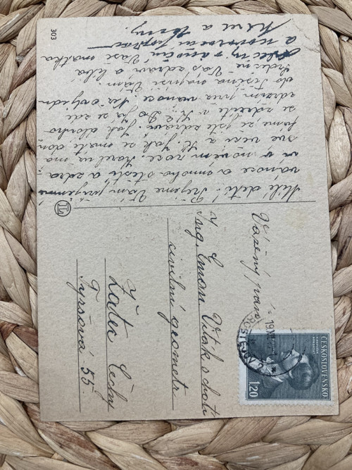 Vánoční pohlednice čtyřicátých let — foto 2