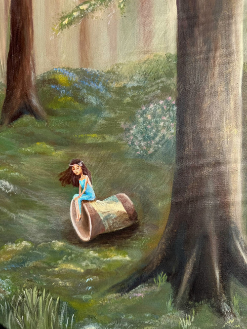 "Víla Zkelímka" Originál 40x50 — foto 5
