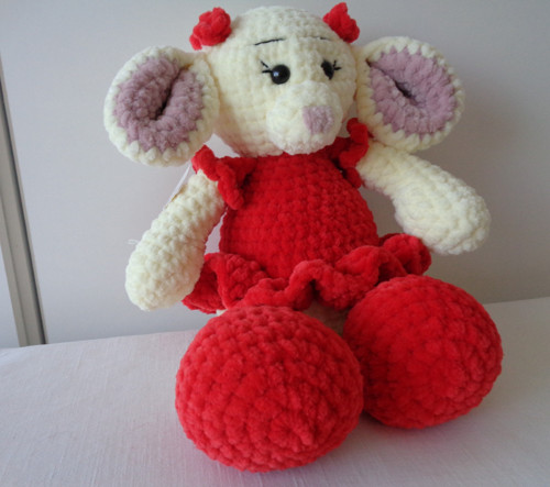 Háčkovaná myška Johanka — foto 3