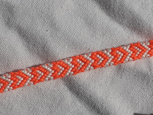 Vzor 01 - Srdíčka (oranžová) — foto 2