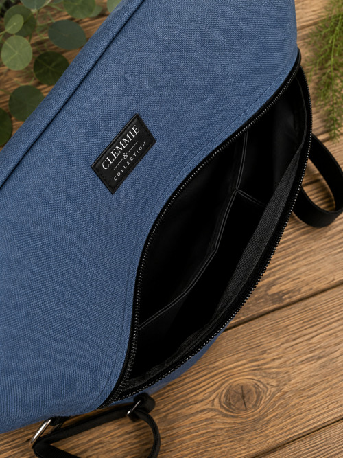 Batoh pro dospělé OLIVIA - falešný patchwork denim — foto 3