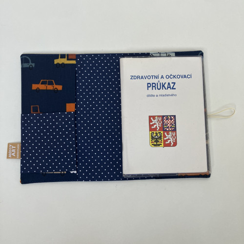Obal na očkovací průkaz - autíčka — foto 2