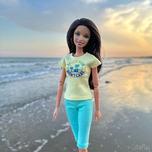 Beach hair - tričko pro Barbie — foto 2