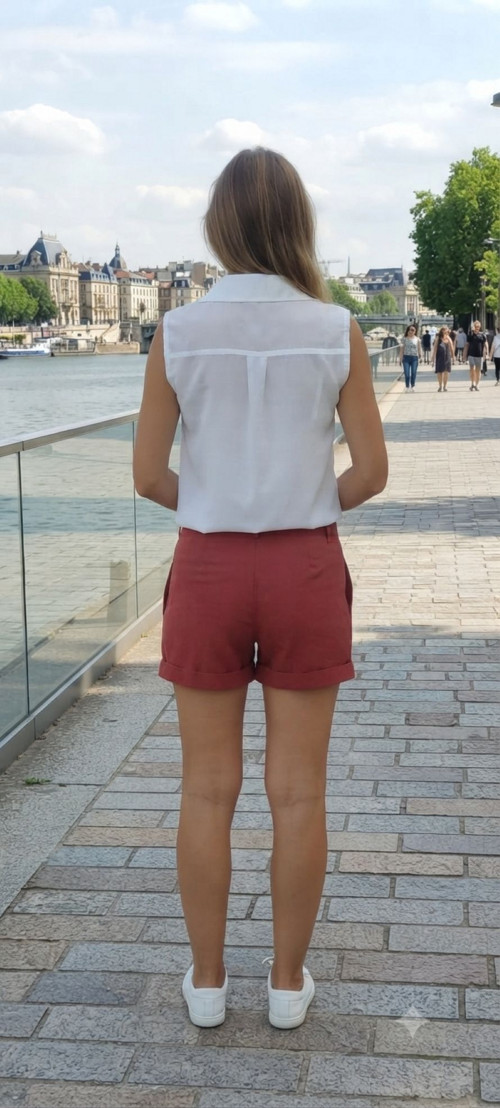 Dámska blúzka biela — foto 3