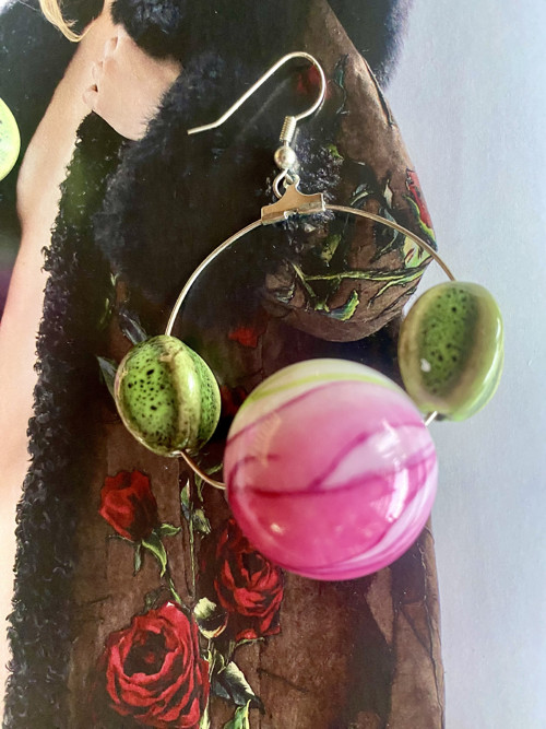 Náušnice boho výrazné — foto 2