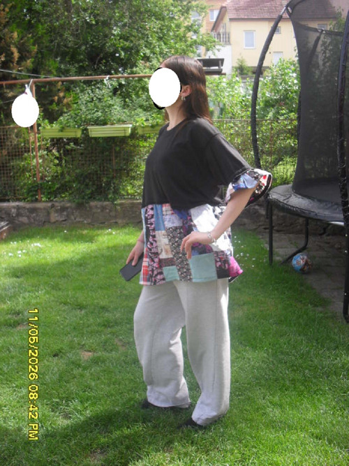 Patchwork tunika-tričko pohodlné — foto 5
