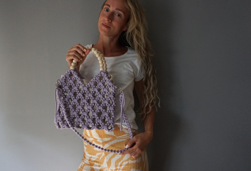 Macramé síťovka Lila — foto 4