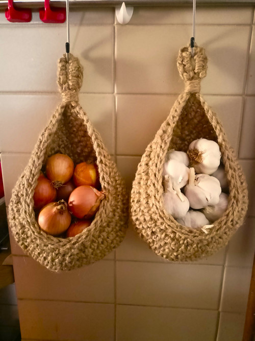 Závěsný jutový košík... — foto 6