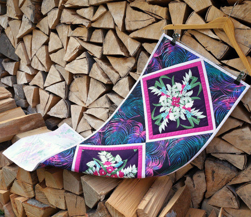 Květinový kaleidoskop - patchworkový ubrus — foto 5