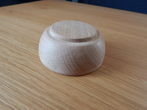 Dřevěná mistička 10 cm masiv, mělčí — foto 2