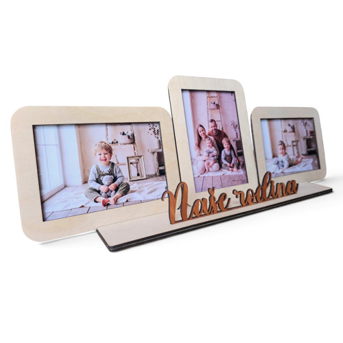 Rámeček s nápisem pro 3 fotografie formátu 9x13cm — foto 2
