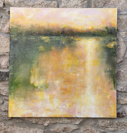 Klidný podvečer...100x100cm — foto 2