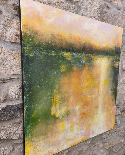 Klidný podvečer...100x100cm — foto 3