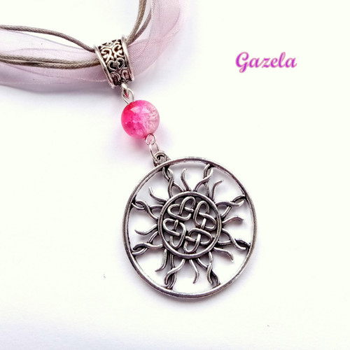 Náhrdelník Sluneční mandala — foto 3