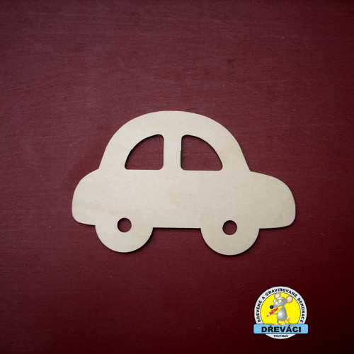 Dřevěný výřez auto 15 cm KV0371 B — foto 2