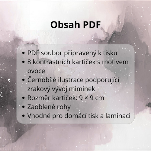 Kontrastní kartičky – Ovoce | PDF — foto 4