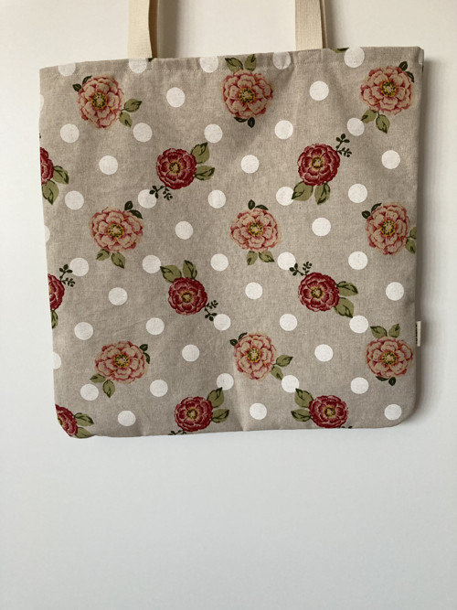 Taška - růže a puntíky - velká — foto 2