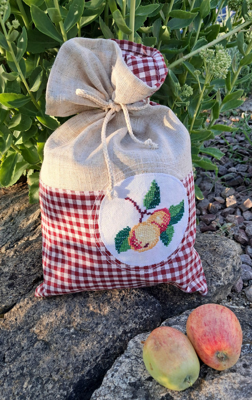 Originální pytlík s jablíčky na dárek — foto 2