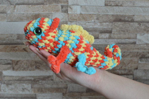 Háčkovaný chameleon — foto 4