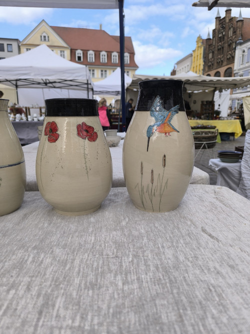 Váza s ledňáčky — foto 3