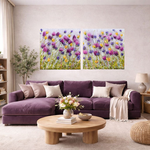 Duo V květu....70x140cm — foto 6