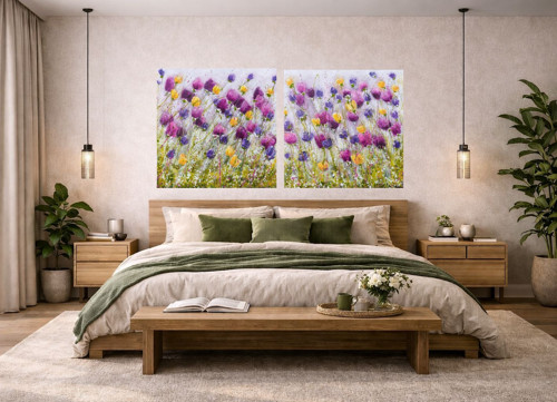 Duo V květu....70x140cm — foto 4