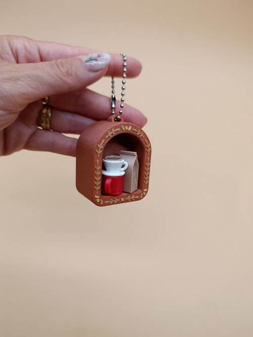 Mini kávová polička - klikač — foto 2