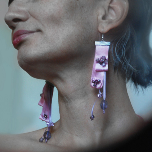 Dlouhé romantické náušnice — foto 3