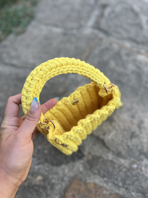 Mini kabelka Alex yellow — foto 3