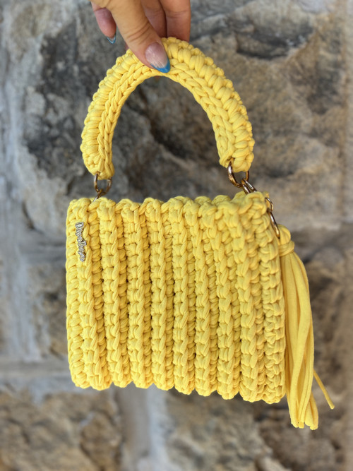 Mini kabelka Alex yellow — foto 4