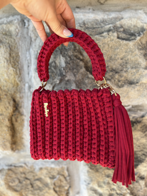 Mini kabelka Alex red — foto 4
