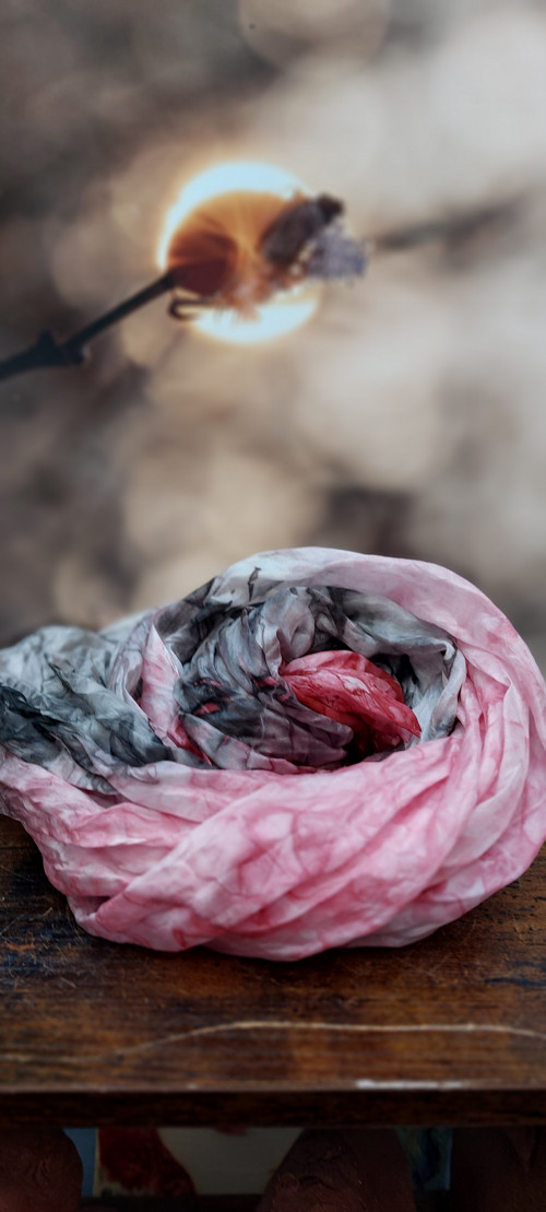 Šál Rosé. 180x90 cm — foto 5