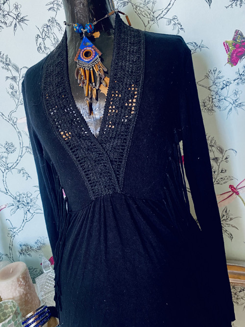 Śaty boho in black — foto 3