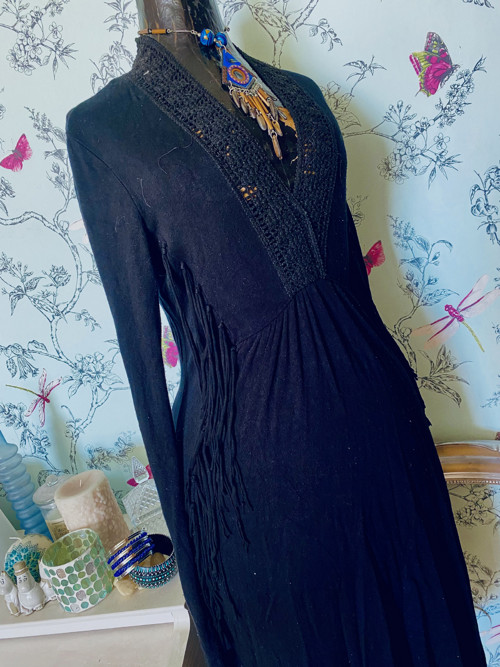 Śaty boho in black — foto 4
