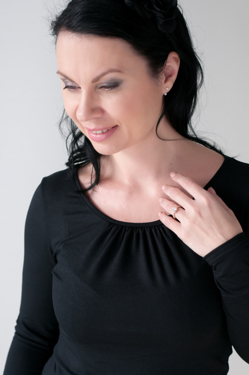 Dámské tričko černé — foto 5