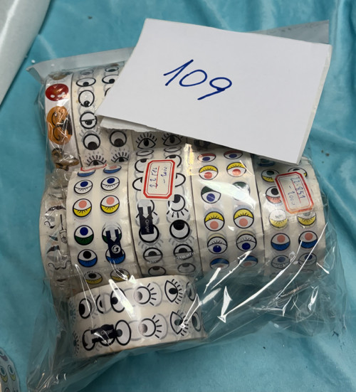 109 Samolepicí oči nosy vousy mix — foto 4