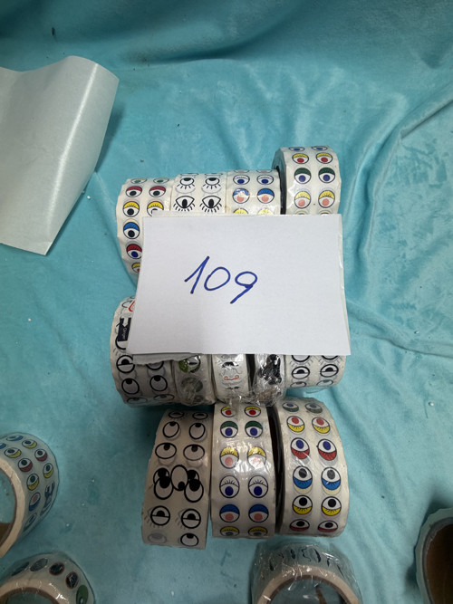 109 Samolepicí oči nosy vousy mix — foto 3