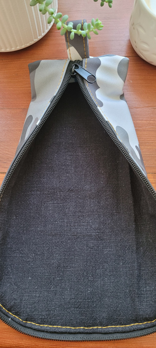 Pouzdro - penál Maskáč černý zip — foto 2