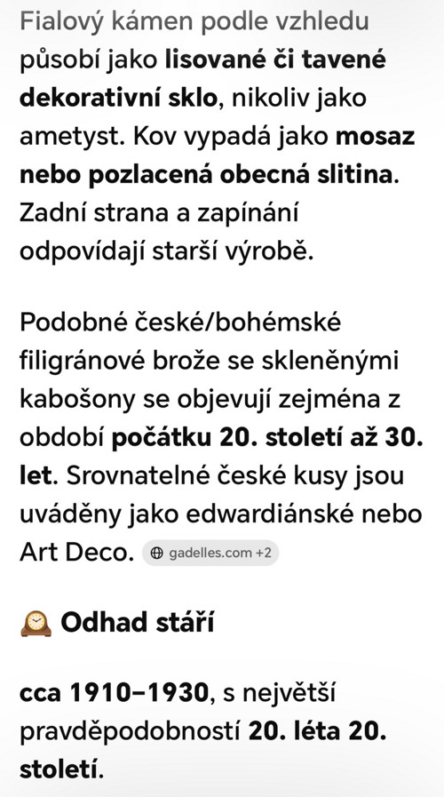 Víc jak 100 let stará brož — foto 6