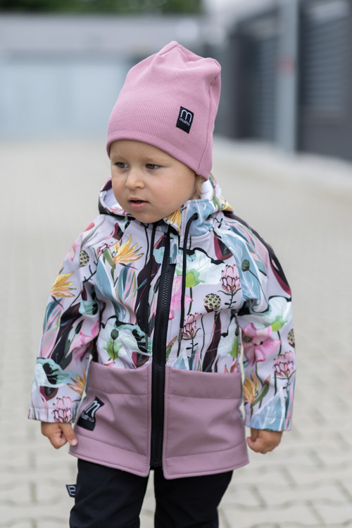 Dívčí softshellová bunda-květiny — foto 4