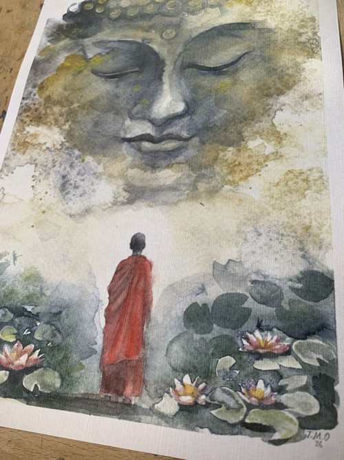 Buddha print A4 — foto 2