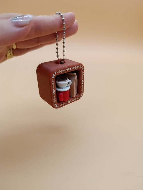 Kávový klikač – mini polička — foto 2