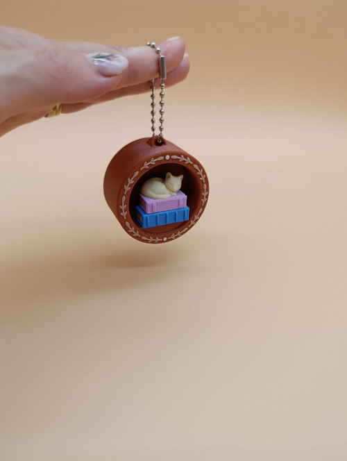 Mini polička s kočičkou — foto 3
