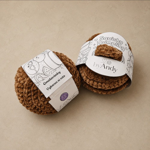 Dumpling squishy aneb knedlíček (více barev) — foto 4